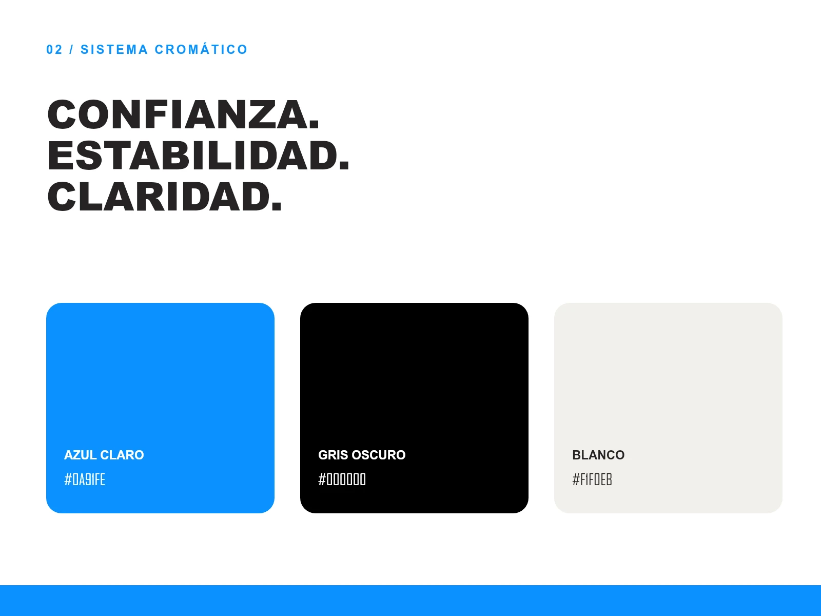 Paleta cromática corporativa de Mundo Business Services
