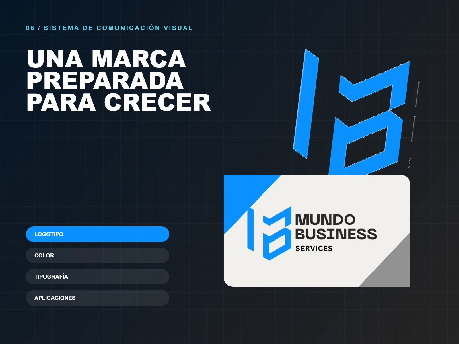 Composición del sistema de comunicación visual de la marca