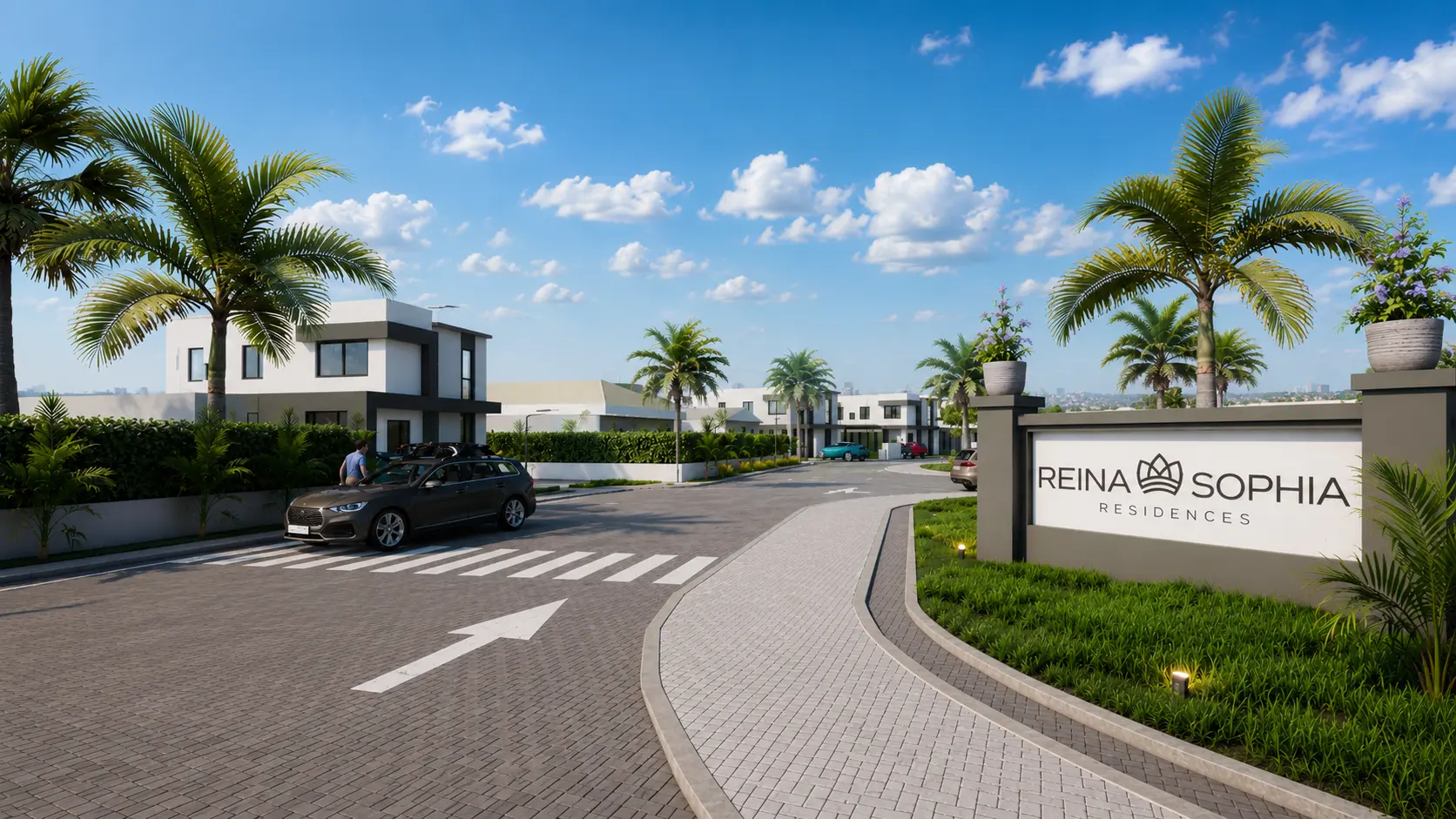 Sitio web inmobiliario de Reina Sophia Residences