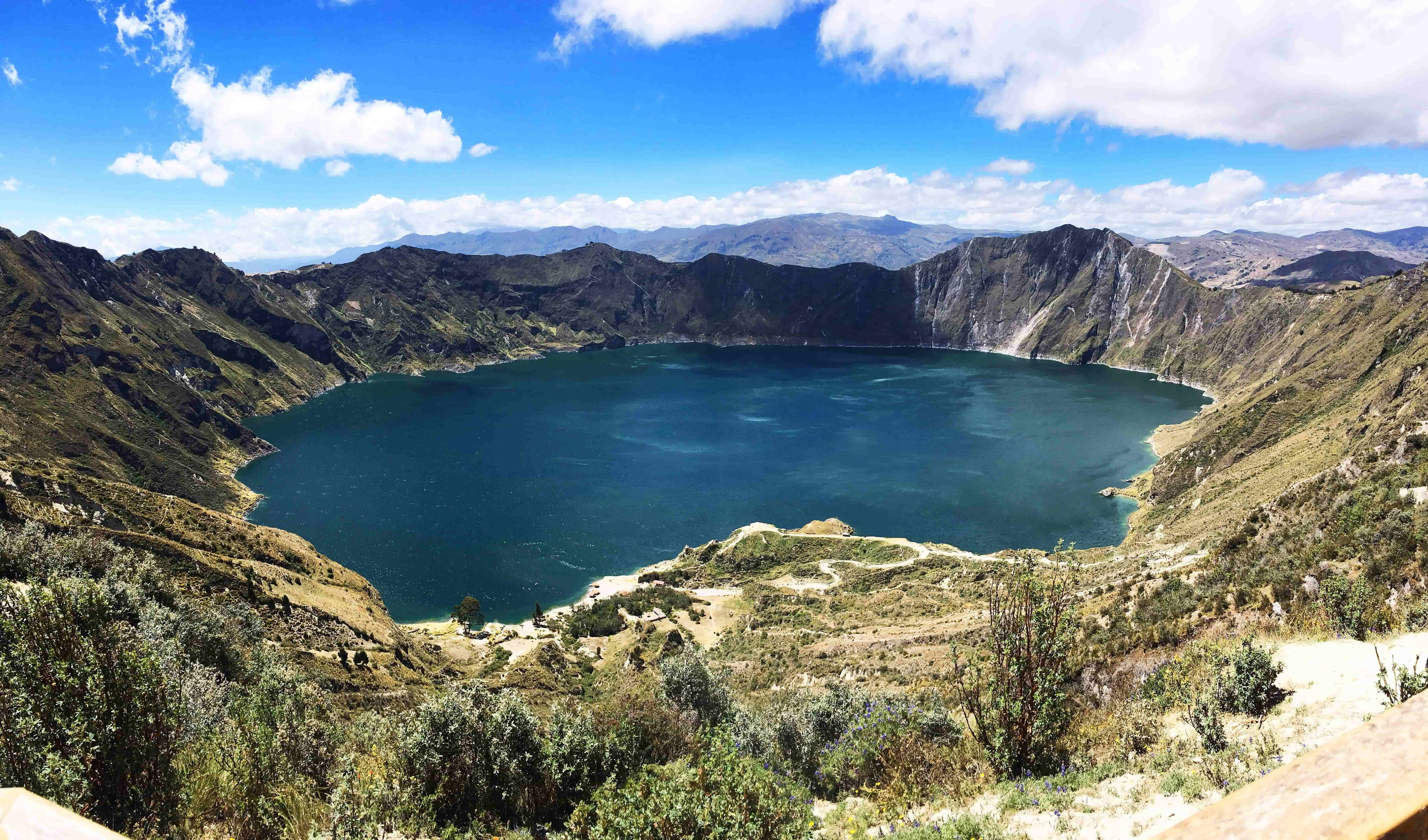 Laguna del Quilotoa presentada en el sitio web de The Coco Travel
