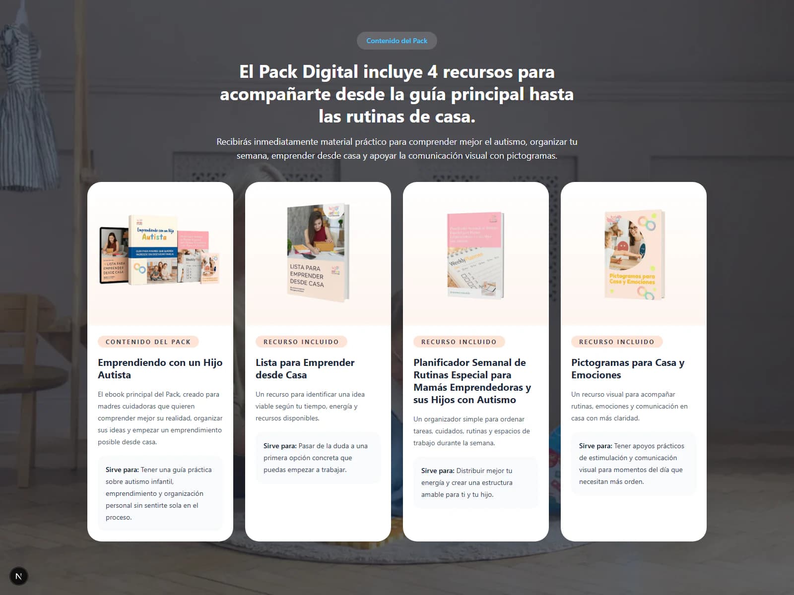 Presentación de los recursos incluidos en la oferta digital